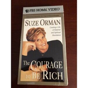 The Courage To Be Rich Suze Orman VHS Movie Vintage 1999 Sealed Newb